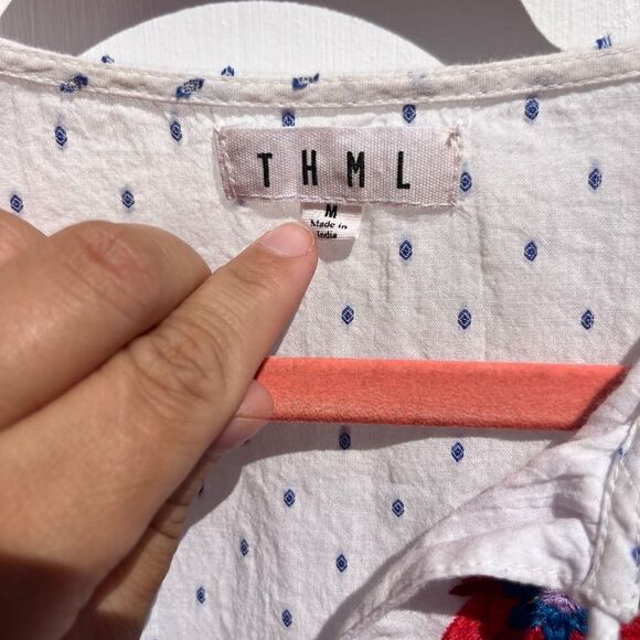 THML Cotton Embroidered Tunic - Picture 5 of 7